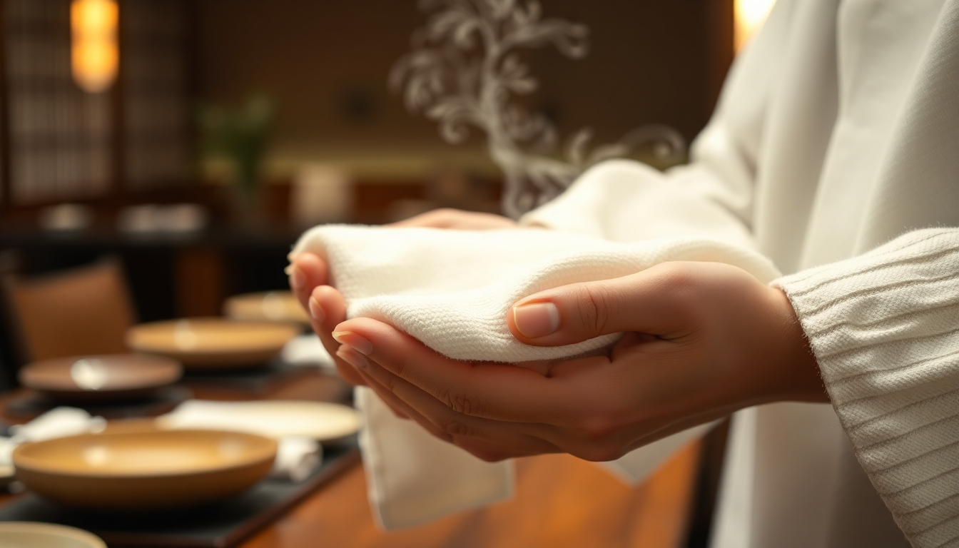 The Art of Luxury Hospitality: Incorporating Oshibori into High-End Establishments Image