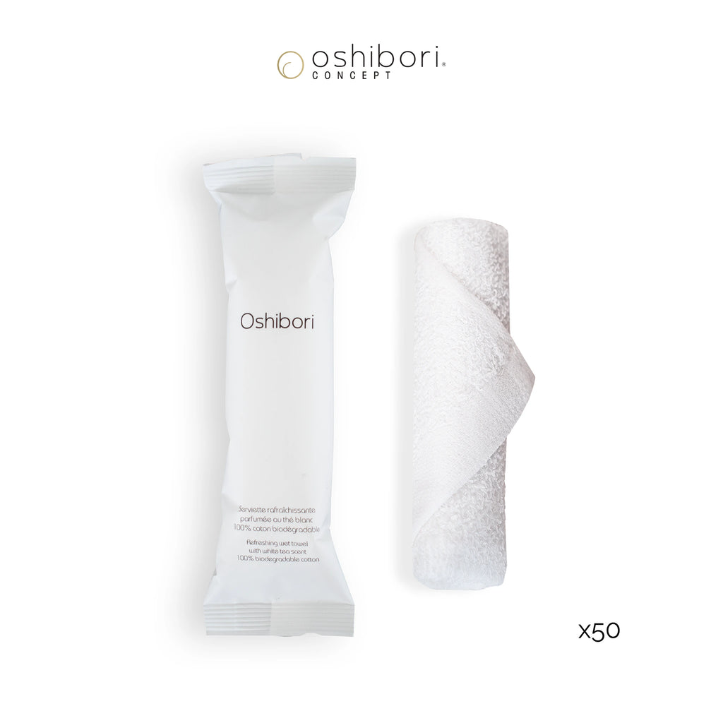 Refreshing Oshibori - 15 grams - White (50 count)