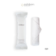 Oshibori rafraichissant - 15 grammes - Blanc