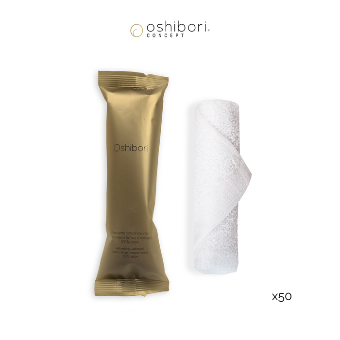 Oshibori rafraichissant - 15 grammes - Bronze
