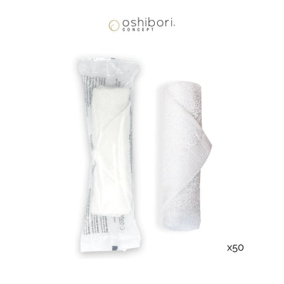 Oshibori rafraichissant - 15 grammes - Transparent (x50)