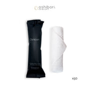 Oshibori rafraichissant - 15 grammes - Noir