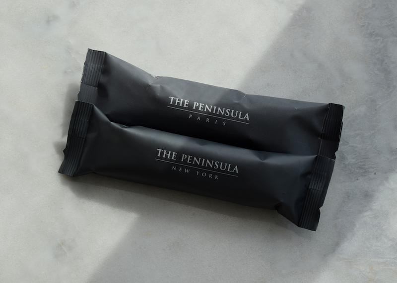 The Peninsula Paris and London: Customized Oshibori