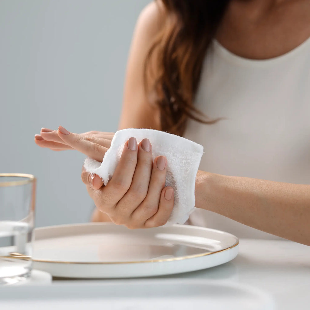 Oshibori rafraichissant - 10 grammes - Blanc