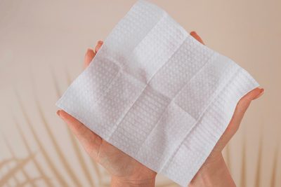 Échantillon Oshibori antibactérien gauffré - Oshibori Concept